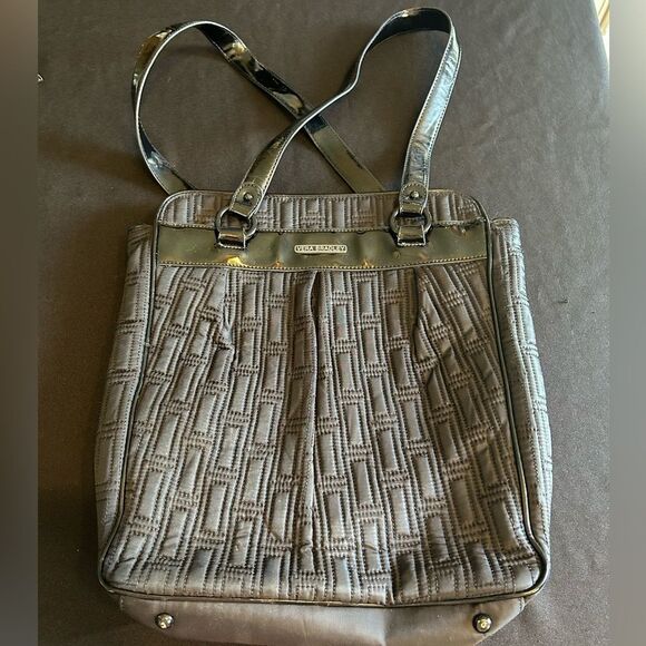 Vera Bradley Black Quilted Tote Bag - Picture 2 of 10